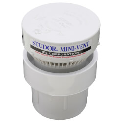 Mini-Vent Air Admittance Valve for 1-1/2" to 2" PVC