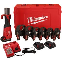 M18 Force Logic Copper Press Tool Kit with 1/2" to 2" Jaws & One Key