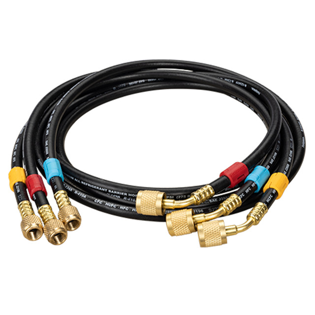 HR3L 1/4" Low Loss Refrigerant Charging Hoses - Set of 3